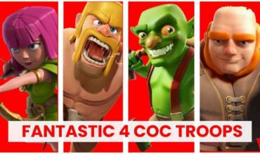 Clash of Clans Sneaky Goblin With three other Classical Characters